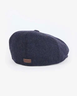 Coppola Barbour in lana a trama diagonale blu indaco