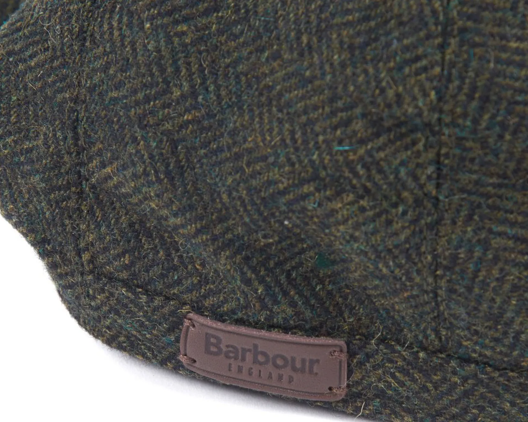 Coppola Barbour in lana con fantasia spinata verde
