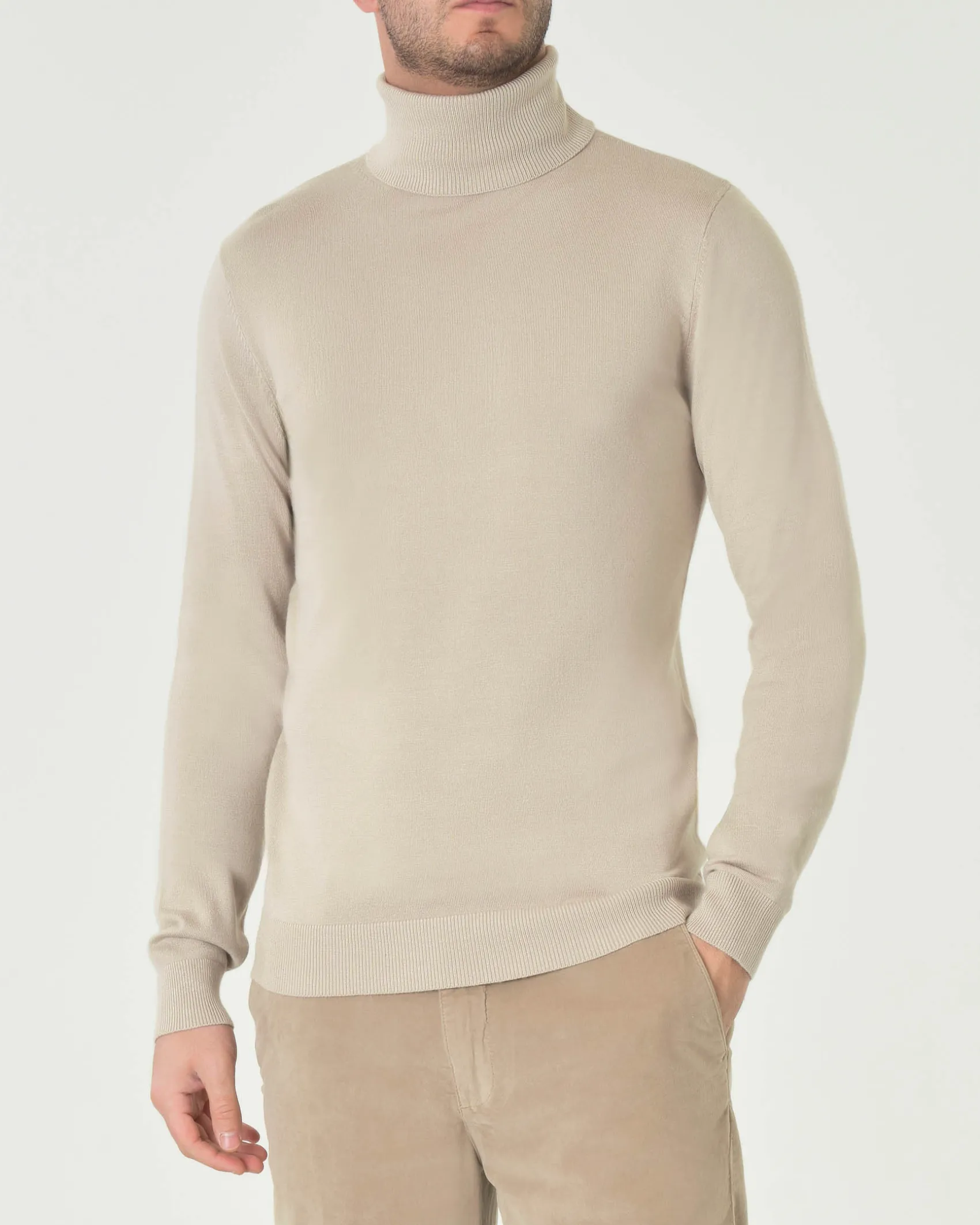 Dolcevita Paul Baker beige tinta unita