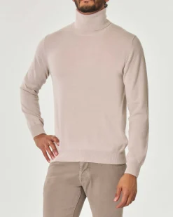 Dolcevita Pellizzari beige in puro cachemire
