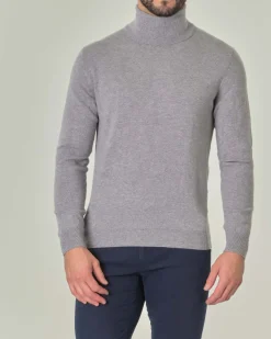 Dolcevita Pellizzari grigio in puro cashmere