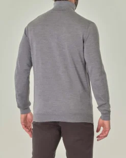 Dolcevita Pellizzari grigio in pura lana merino