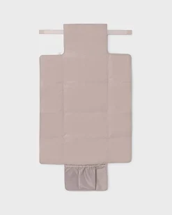 Fasciatoio beige in ecopelle foderato ed imbottito