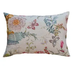 Federa per cuscino rettangolare Semiramide in cotone a fantasia floreale multicolor