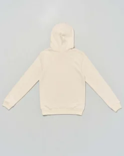 Felpa Calvin Klein beige a maniche lunghe e cappuccio