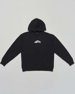 Felpa Dsquared2 nera con cappuccio e mini logo icon