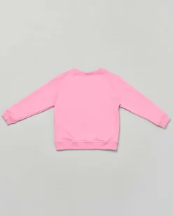 Felpa Mousse rosa in cotone con stampa Labubu unicorno