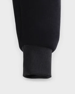 Felpa Refrigiwear nera Frankie Fleece in tessuto scuba con cappuccio