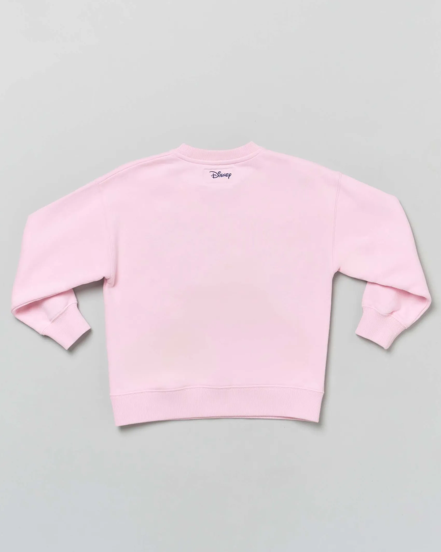 Felpa rosa MC2 Saint Barth girocollo in puro cotone con stampa Minnie e scritta Weekend Dreamer