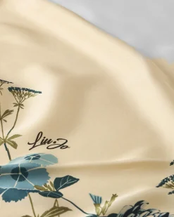 Foulard Liu Jo Accessories acqua in tessuto con stampa floreale