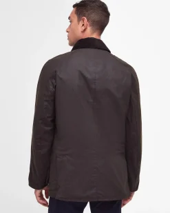 Giacca Ashby Wax verde militare