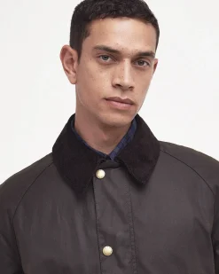 Giacca Ashby Wax verde militare