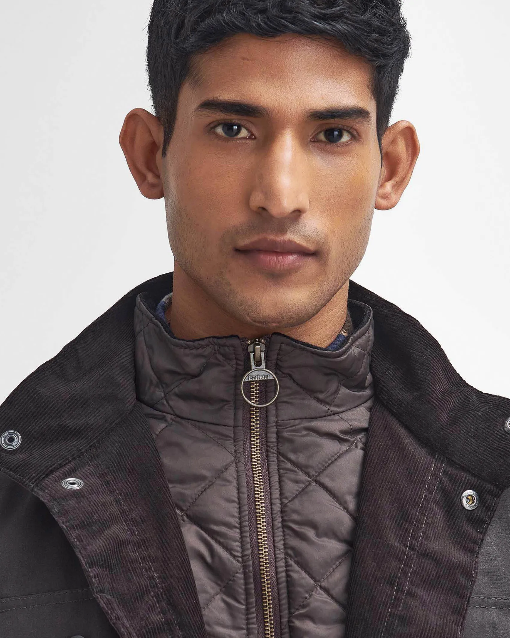 Giacca Barbour Ogstone Waxed Cotton marrone