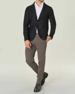 Giacca maglia Paul Baker nera in misto lana