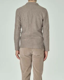 Giacca maglia Paul Baker beige in misto lana