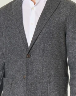 Giacca maglia Paul Baker grigia in misto lana
