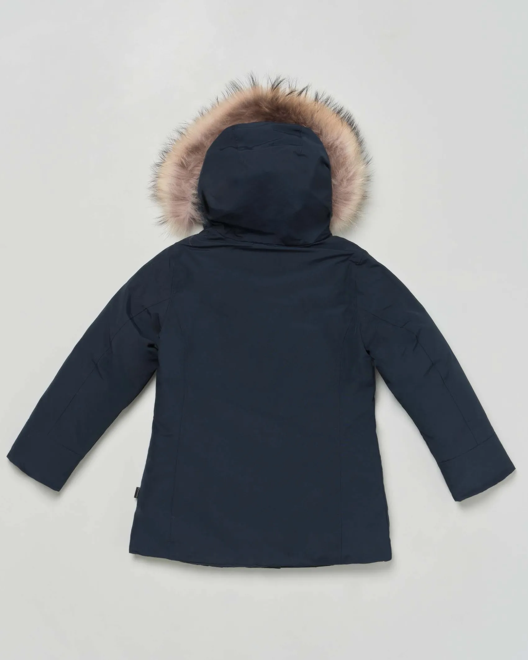 Giaccone Woolrich Artic Parka blu con pelliccia removibile