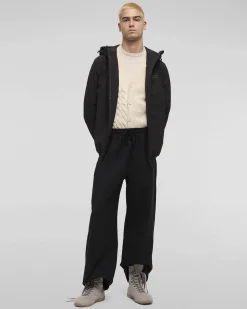 Giubbino con cappuccio Refrigiwear Class Jacket nero in tessuto tecnico con zip termonastrate