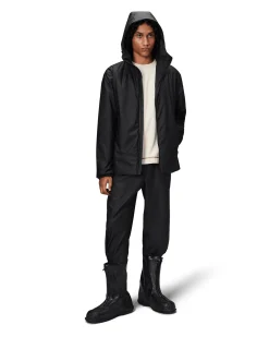 Giubbino Lohja Insulated Jacket Rains nero con cappuccio