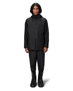 Giubbino Lohja Long Insulated Jacket Rains nero con cappuccio