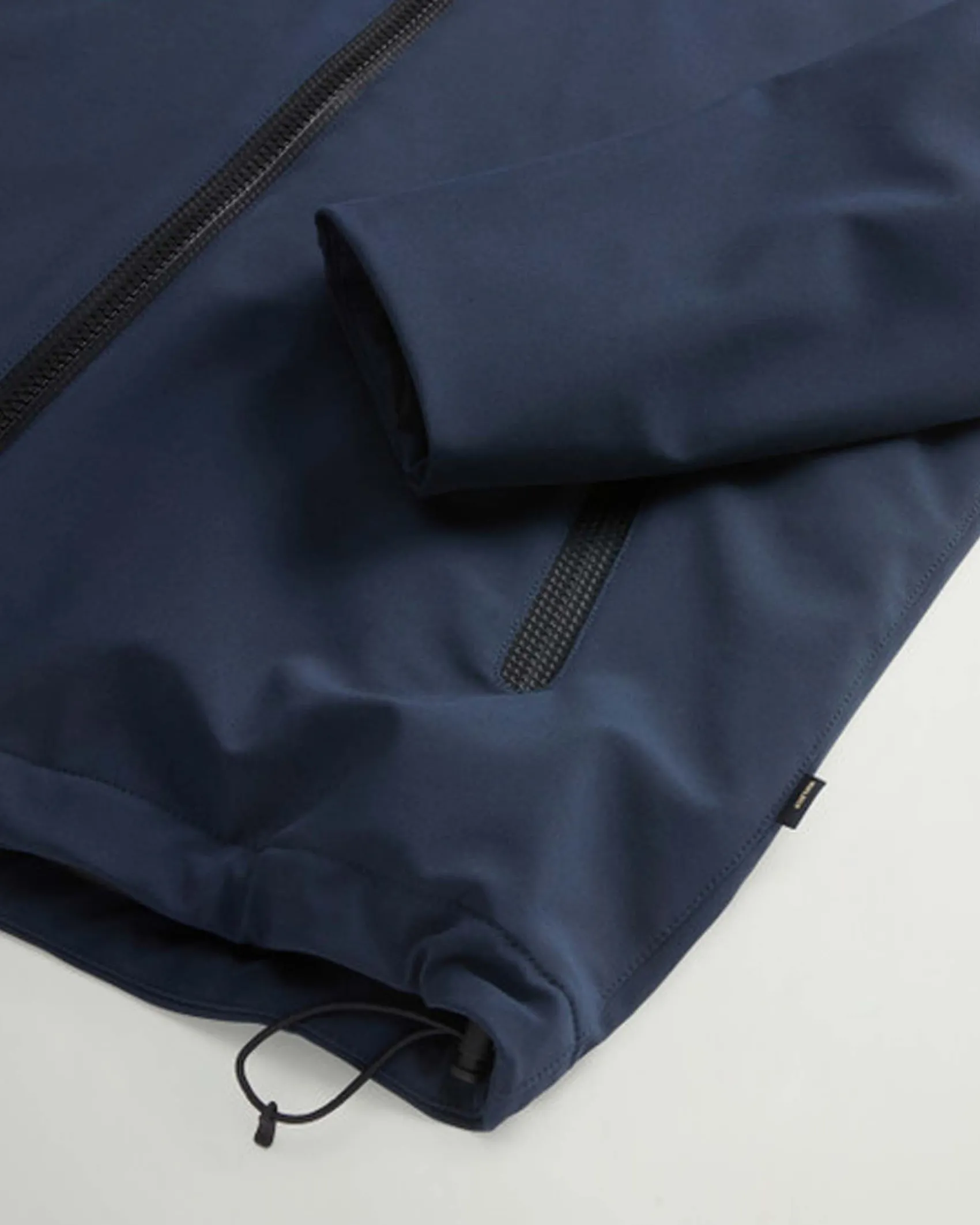 Giubbino Pacific Woolrich blu in tessuto Tech Softshell