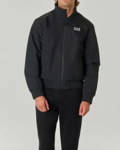 Giubbino sailor EA7 nero con zip termonastrata
