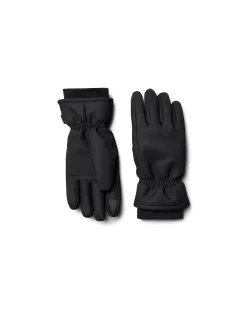 Guanti Rains Insulated Gloves neri in tessuto tecnico impermeabile