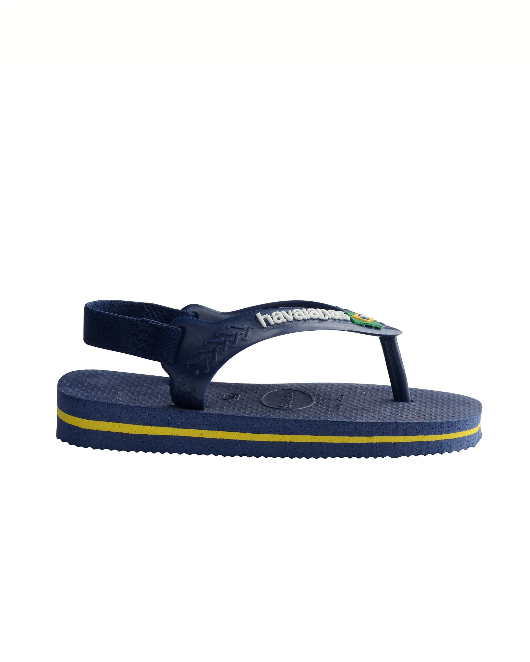 Havaianas Baby Brasil Logo blu con logo bianco