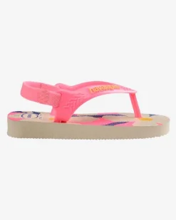 Havaianas Baby Mini Me con fiori multicolor ed elastico sul retro