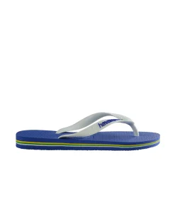 Havaianas Brasil logo blu royal con fascetta bianca