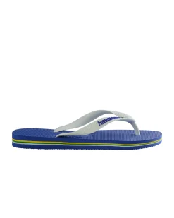 Havaianas Brasil logo blu royal con fascetta bianca