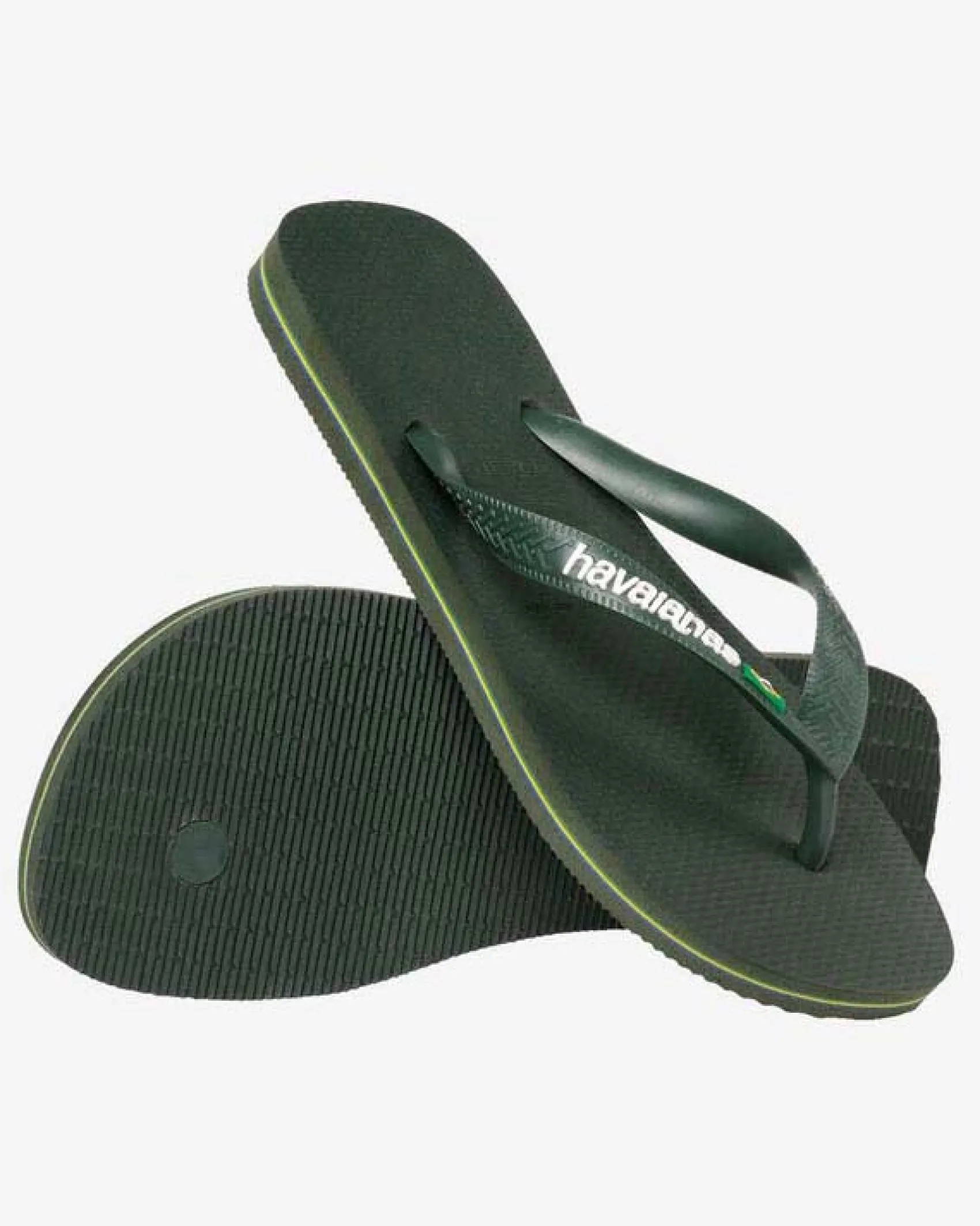 Havaianas Brasil Logo verde militare