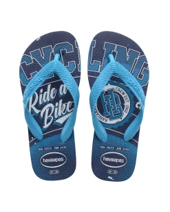 Havaianas Kids Athletic blu con stampa cycling e fascetta blu royal