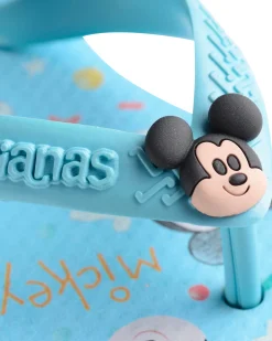 Havaianas Kids Disney Classics azzurra con stampa grafica Minnie