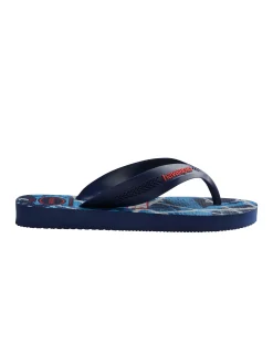 Havaianas Kids Max Marvel azzurra con stampa Spider-man