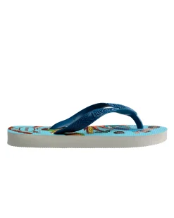 Havaianas Kids Minecraft azzurra con fascetta blu indaco