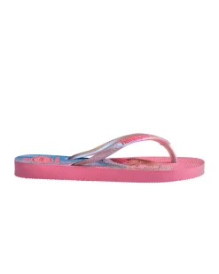 Havaianas Kids Slim Frozen con stampa Anna e Elsa e fascetta effetto metallizzato