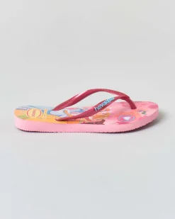 Havaianas Slim Princess rosa con glitter