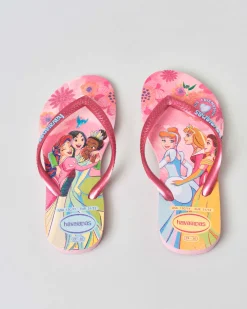 Havaianas Slim Princess rosa con glitter