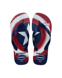 Havaianas Top Marvel Logomania in fantasia Captain America
