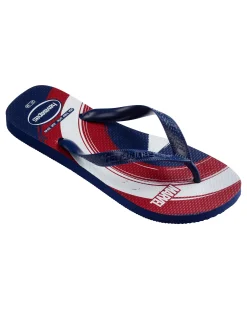 Havaianas Top Marvel Logomania in fantasia Captain America