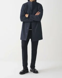 Impermeabile Colmar Originals blu in softshell con fodera in pile