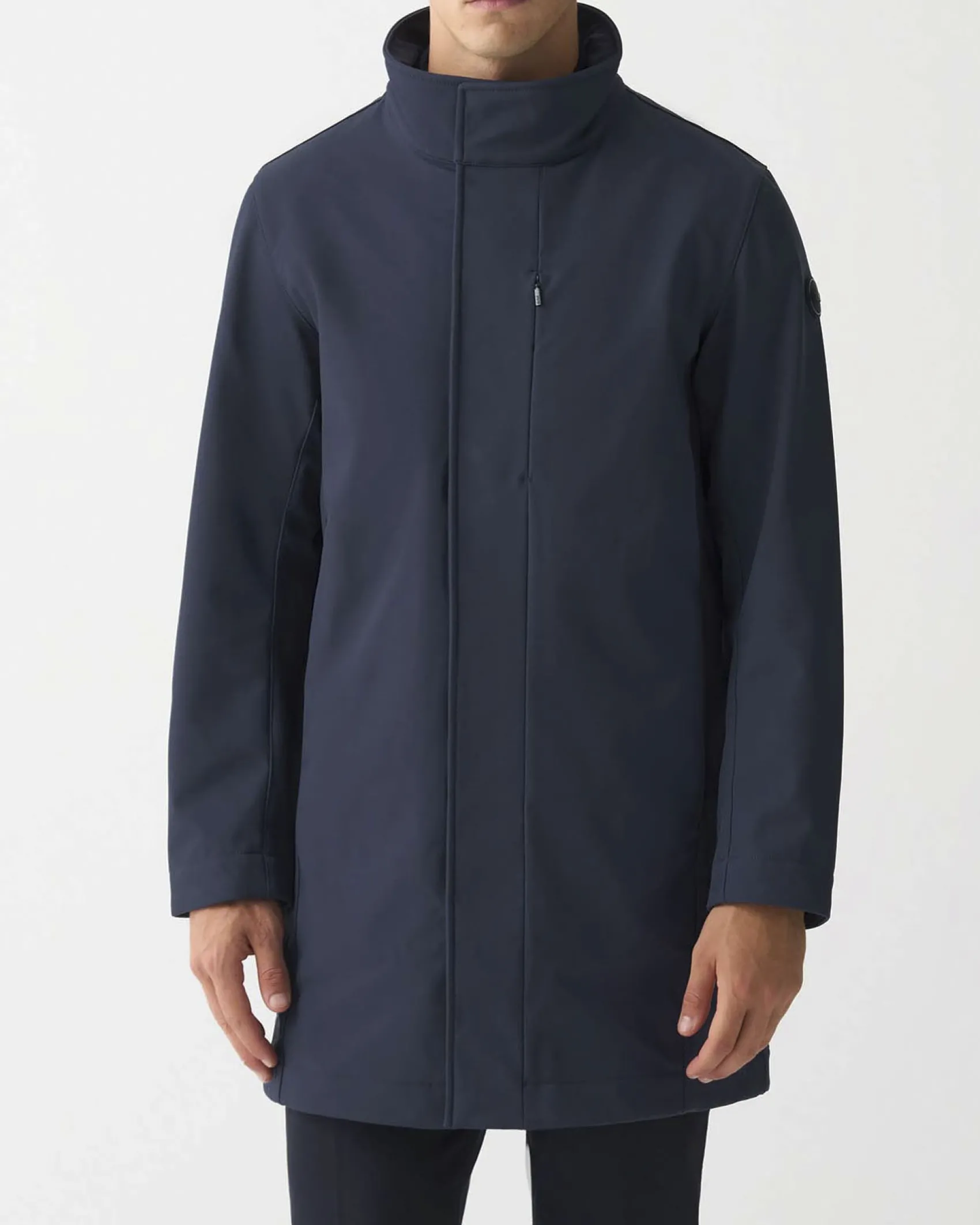 Impermeabile Colmar Originals blu in softshell con fodera in pile