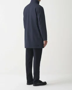 Impermeabile Colmar Originals blu in softshell con fodera in pile