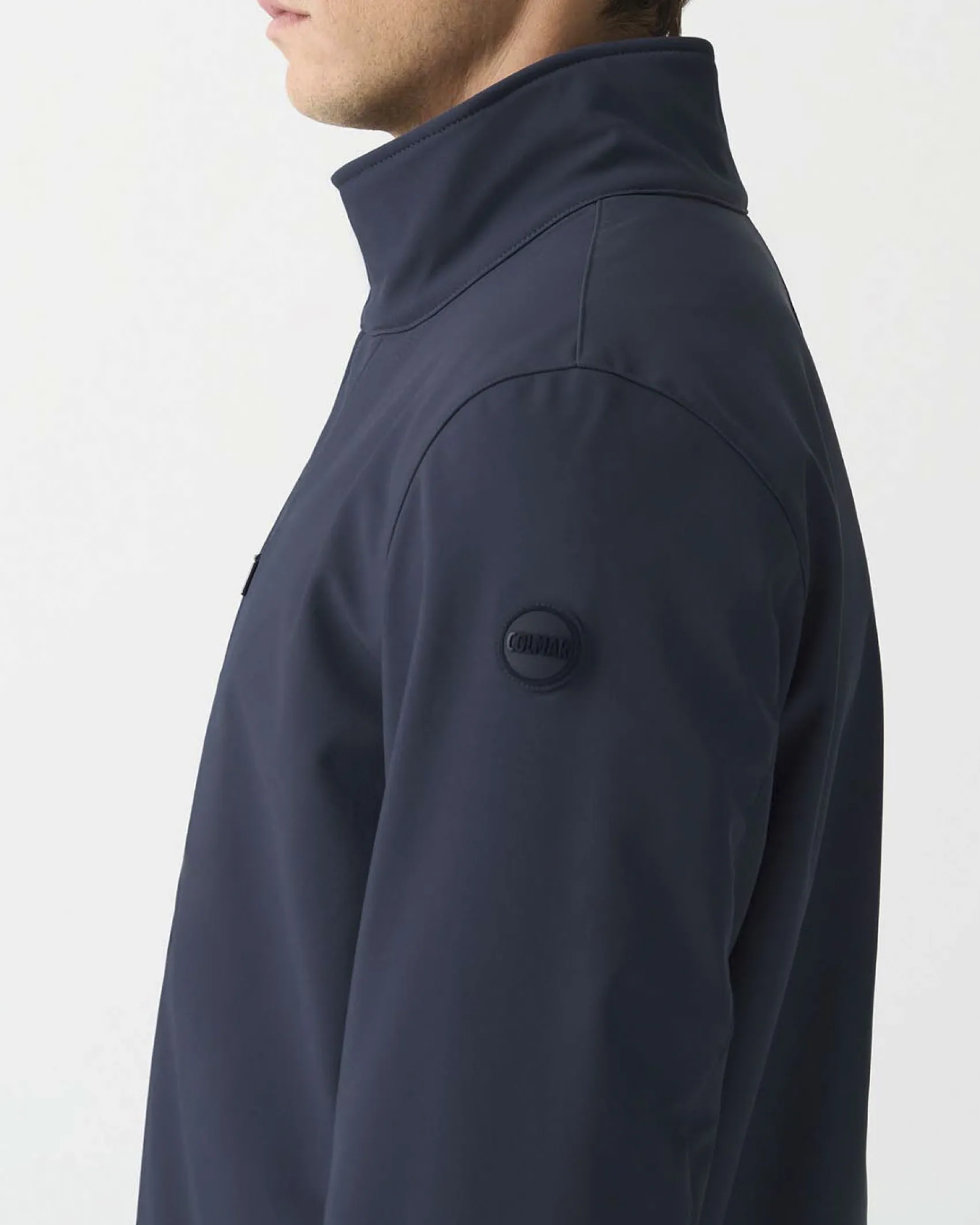 Impermeabile Colmar Originals blu in softshell con fodera in pile