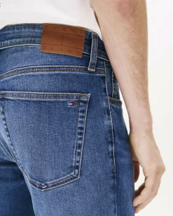 Jeans Austin Tommy Jeans slim tapered fit in cotone stretch lavaggio medio stone washed