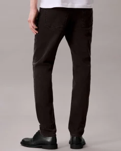Jeans Calvin Klein Jeans neri slim-tapered fit in cotone elasticizzato