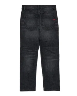 Jeans Diesel D-Viker lavaggio nero stone washed regular fit