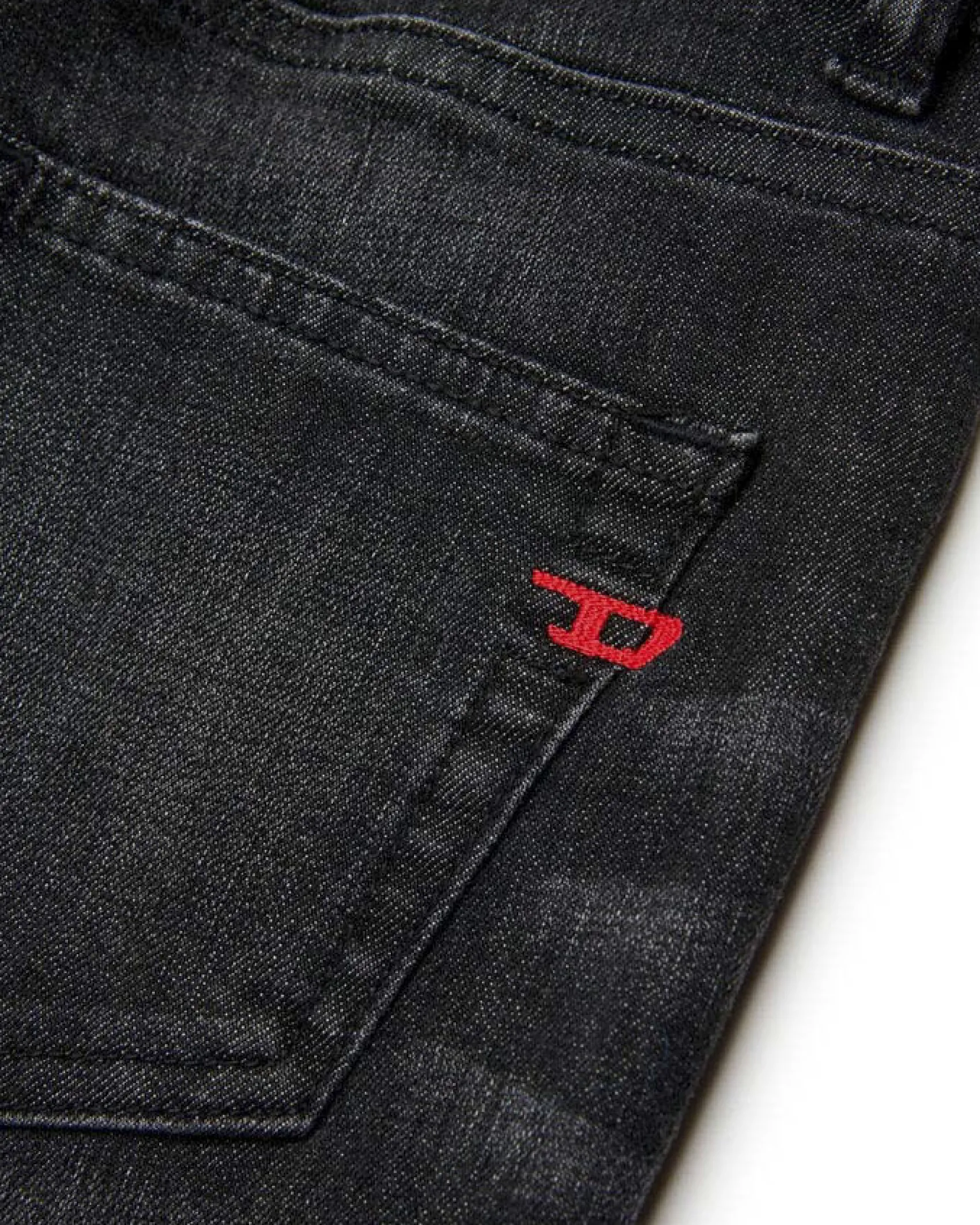 Jeans Diesel D-Viker lavaggio nero stone washed regular fit