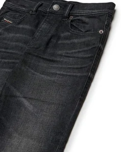 Jeans Diesel D-Viker lavaggio nero stone washed regular fit